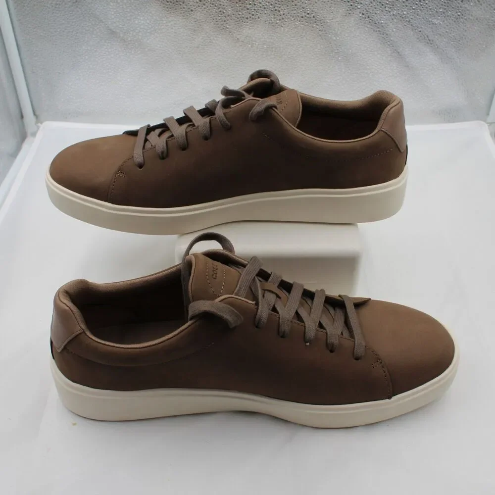 Cole Haan Grand Crosscourt Traveler Men Sz 13 Truffle Brown Suede Sneaker C38984